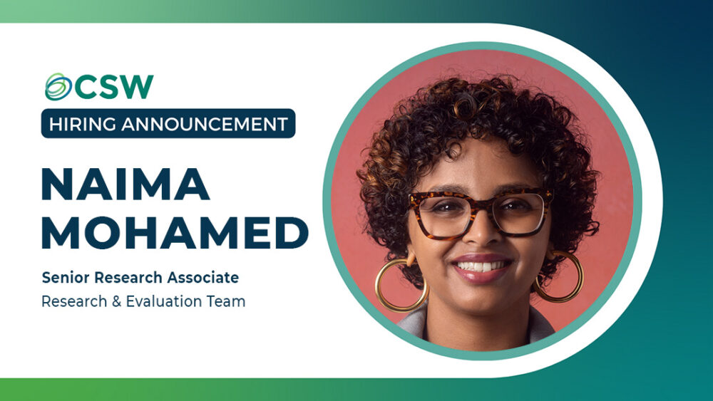 New Staff Announcement - Naima Mohamed