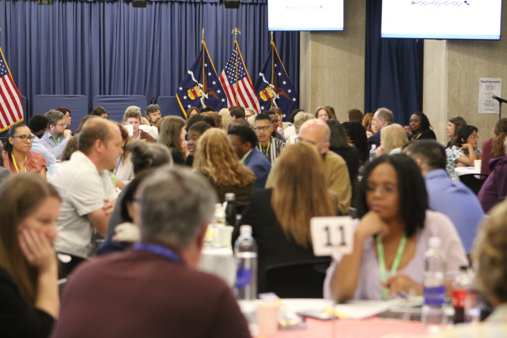 SCC and ACE-UP meeting members inside the joint conference at the US DOL building. 