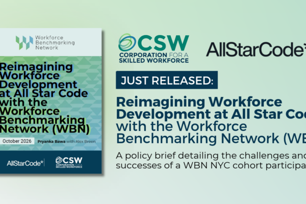 Reimagining Workforce Development at All Star Code with the Workforce Benchmarking Network (WBN)
